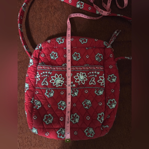 Vera Bradley Floral Red Crossbody Bag - Picture 10 of 12